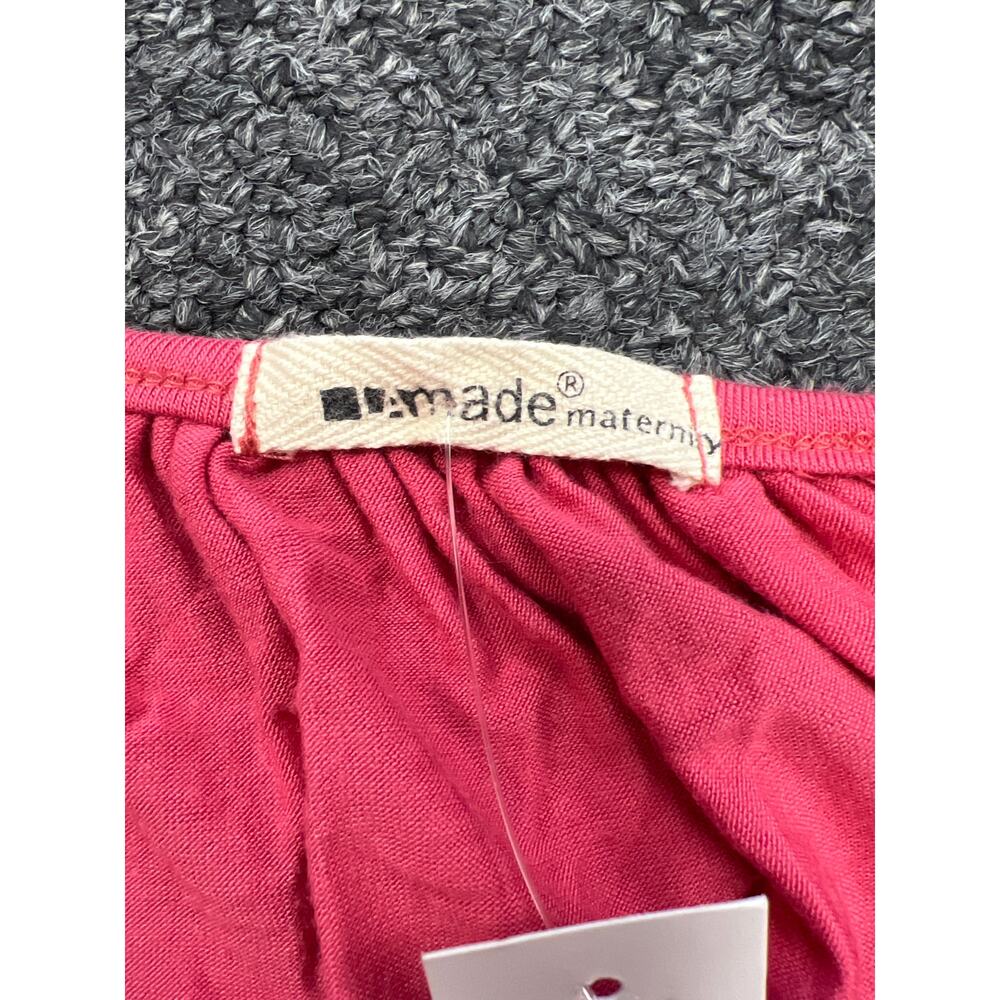 LAmade Maternity Pink V-Neck Tank Mini Dress S NWT - Picture 2 of 7